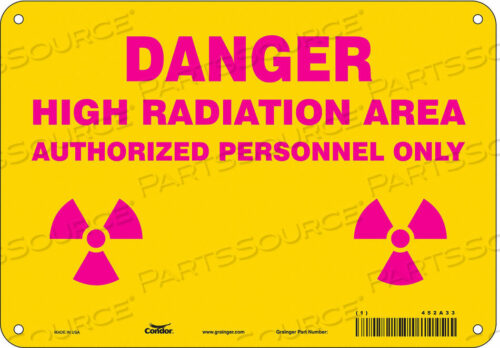 OEM#: 452A33ЗНАК РАДИАЦИОННОЙ БЕЗОПАСНОСТИ ПЛАСТИКОВЫЙ 7 H от Condor