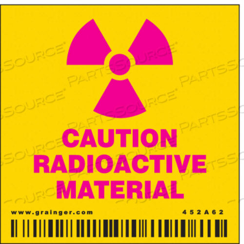 OEM#: 452A62ЗНАК РАДИАЦИИ ПРЕДУПРЕЖДАЮЩИЙ НАКОНЕЧНИК 2-1/4 H от Condor