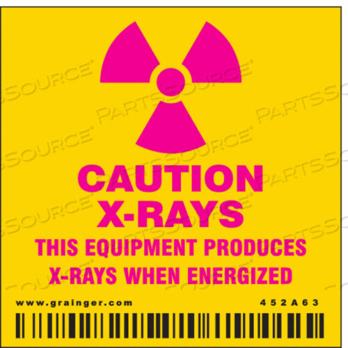 OEM#: 452A63ЗНАК РАДИАЦИОННОЙ БЕЗОПАСНОСТИ, ПРЕДУПРЕЖДЕНИЕ, НАКОНЕЧНИК 2-1/4 H от Condor