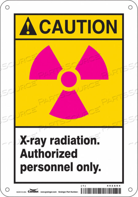 OEM#: 452A64ЗНАК РАДИАЦИОННОЙ БЕЗОПАСНОСТИ, ПРЕДУПРЕЖДЕНИЕ, ЗАГОЛОВОК 10 H от Condor