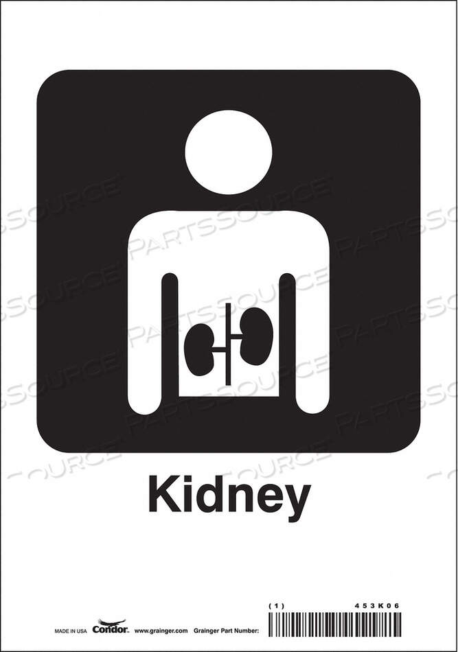 OEM#: 453K06ЗНАК БОЛЬНИЦЫ 10 В X 7 Ш ТОЛЩИНА 0,004 от Condor