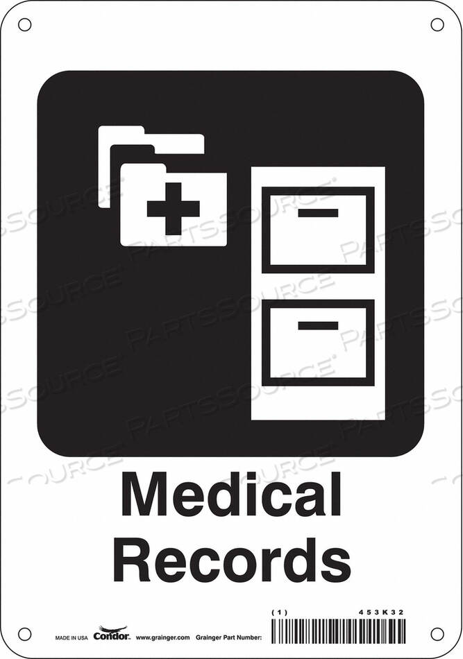 OEM#: 453K32ЗНАК БОЛЬНИЦЫ 10 В X 7 Ш ТОЛЩИНА 0,032 от Condor