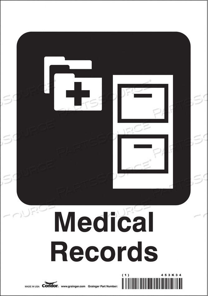 OEM#: 453K34ЗНАК БОЛЬНИЦЫ 10 В X 7 Ш ТОЛЩИНА 0,004 от Condor