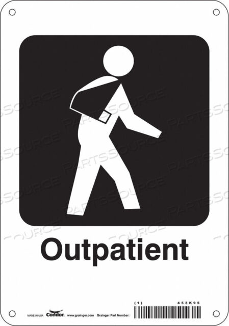 OEM#: 453K95ЗНАК БОЛЬНИЦЫ 10 В X 7 Ш ТОЛЩИНА 0,032 от Condor