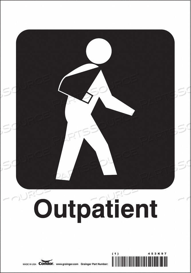 OEM#: 453K97ЗНАК БОЛЬНИЦЫ 10 В X 7 Ш ТОЛЩИНА 0,004 от Condor