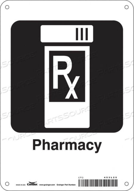 OEM#: 453L25ЗНАК БОЛЬНИЦЫ 10 В X 7 Ш ТОЛЩИНА 0,055 от Condor