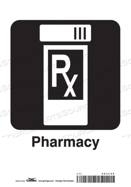 OEM#: 453L26ЗНАК БОЛЬНИЦЫ 10 В X 7 Ш ТОЛЩИНА 0,004 от Condor