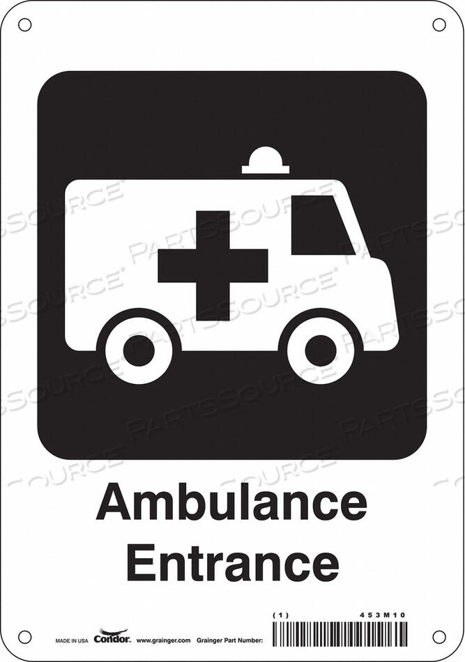 OEM#: 453M10ЗНАК БОЛЬНИЦЫ 10 В X 7 Ш ТОЛЩИНА 0,055 от Condor