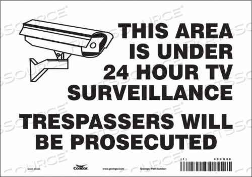 OEM#: 453N36J7034 ЗНАК БЕЗОПАСНОСТИ 7 H 10 W VINYL от Condor