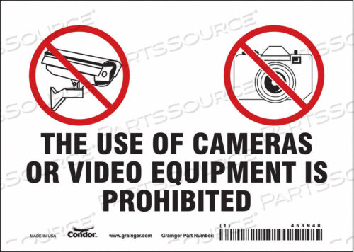 OEM#: 453N48ЗНАК БЕЗОПАСНОСТИ 5 H 7 W VINYL от Condor