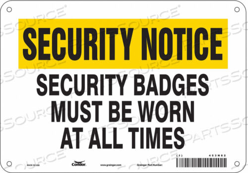 OEM#: 453N82ЗНАК БЕЗОПАСНОСТИ 7 H 10 W ПЛАСТИКОВЫЙ от Condor