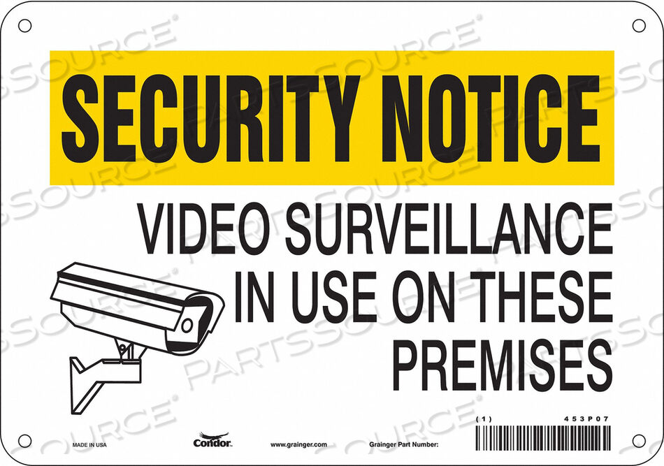 OEM#: 453P07J7031 ЗНАК БЕЗОПАСНОСТИ 7 H 10 W ПЛАСТИКОВЫЙ от Condor