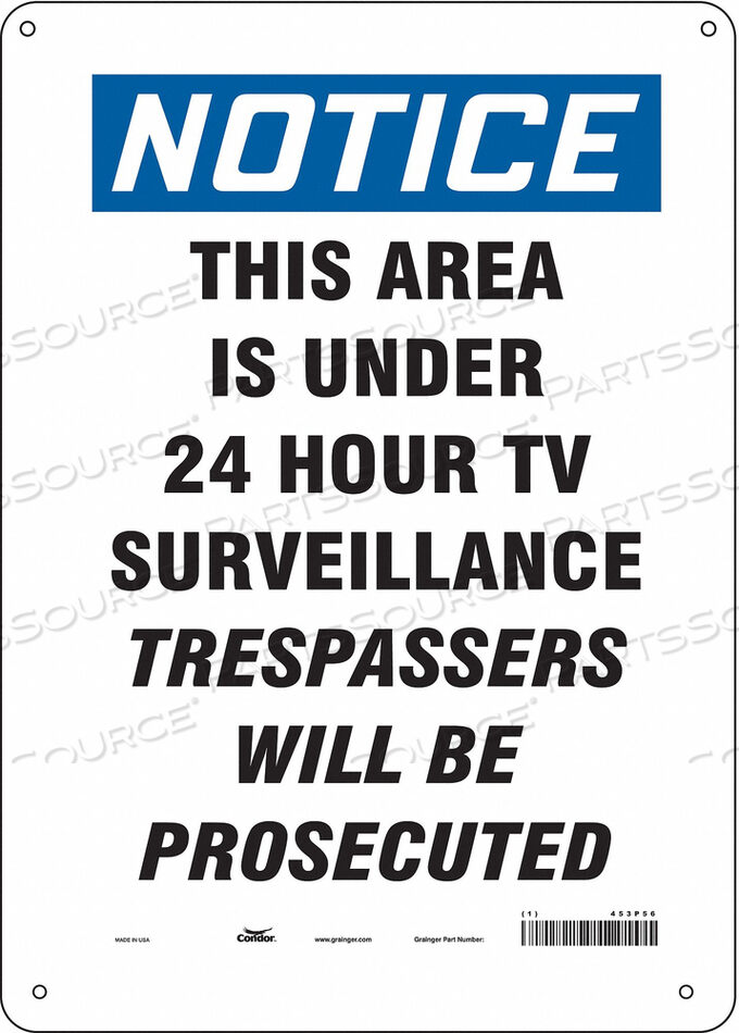 OEM#: 453P56ЗНАК БЕЗОПАСНОСТИ 14 H 10 W ПЛАСТИКОВЫЙ от Condor