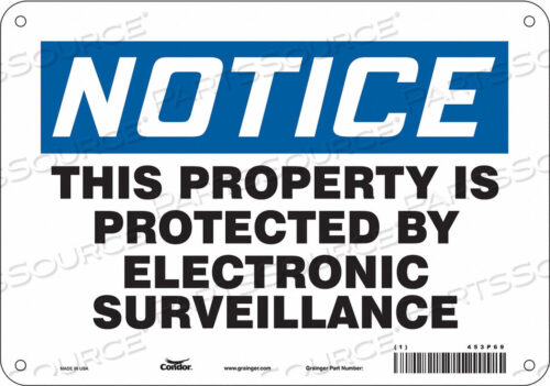 OEM#: 453P69ЗНАК БЕЗОПАСНОСТИ 7 H 10 W ПЛАСТИКОВЫЙ от Condor