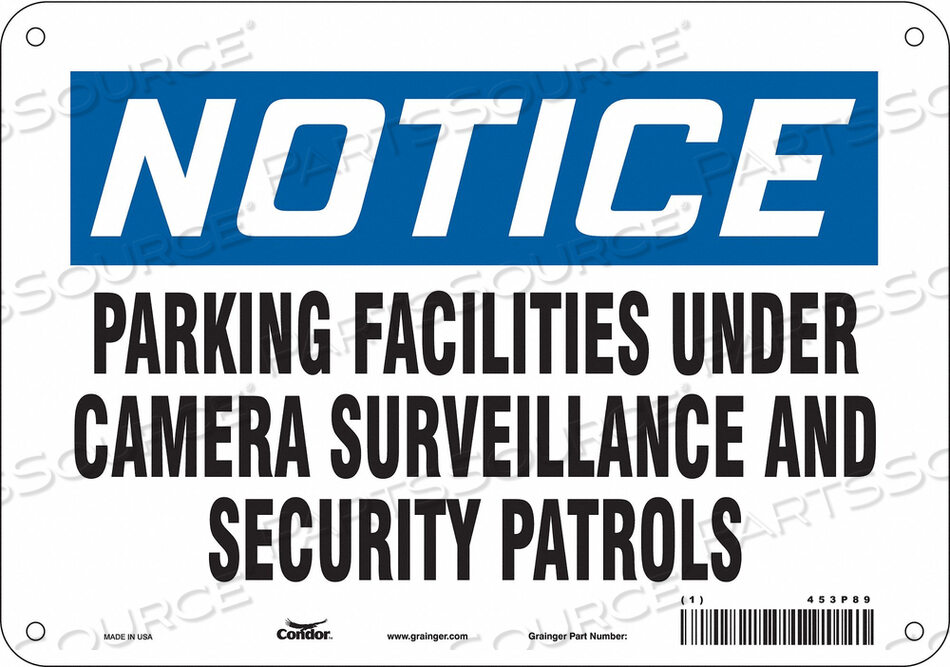 OEM#: 453P89ЗНАК БЕЗОПАСНОСТИ 7 H 10 W ПЛАСТИКОВЫЙ от Condor