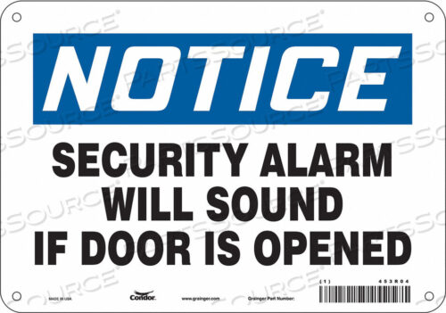 OEM#: 453R04ЗНАК БЕЗОПАСНОСТИ 7 H 10 W ПЛАСТИКОВЫЙ от Condor