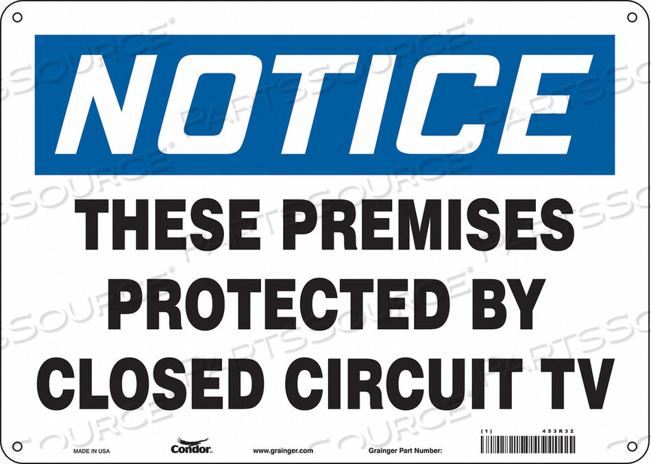 OEM#: 453R32ЗНАК БЕЗОПАСНОСТИ 10 H 14 W ПЛАСТИКОВЫЙ от Condor