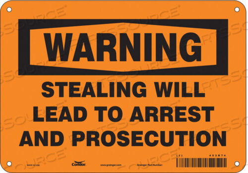 OEM#: 453R74ЗНАК БЕЗОПАСНОСТИ 7 H 10 W ПЛАСТИКОВЫЙ от Condor