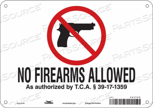 OEM#: 453T62Знак «НЕТ СКРЫТОГО ОРУЖИЯ» 10 Ш 7 В от Condor