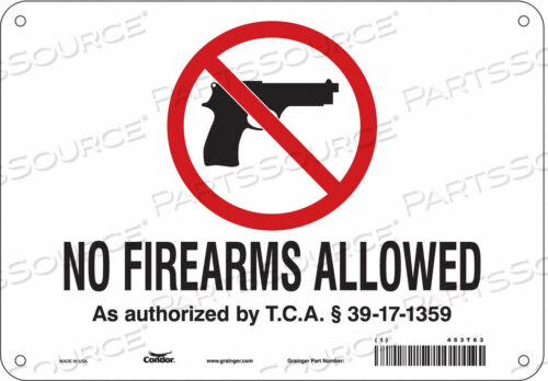 OEM#: 453T63Знак «НЕТ СКРЫТОГО ОРУЖИЯ» 10 Ш 7 В от Condor