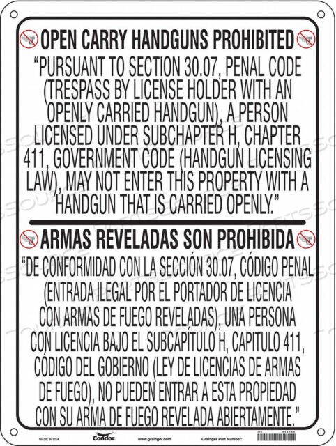 OEM#: 453T68Знак «НЕТ СКРЫТОГО ОРУЖИЯ» 18 Ш 24 В от Condor