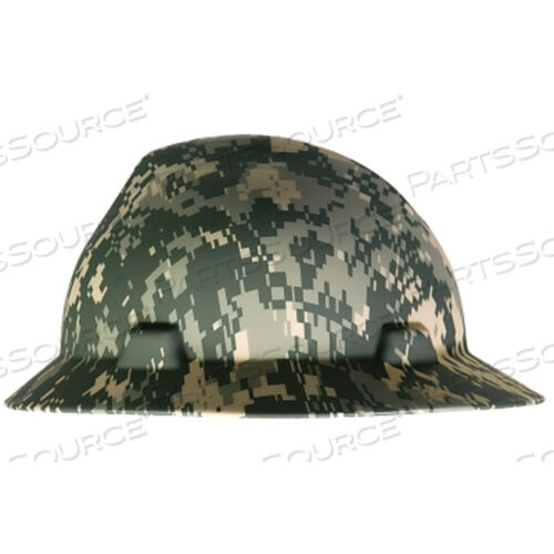 OEM#: 10104254FREEDOM SERIES V-GARD HELMET, FAS-TRAC III RATCHET, SLOTTED, CAMOUFLAGE by MSA Safety Sales, LLC