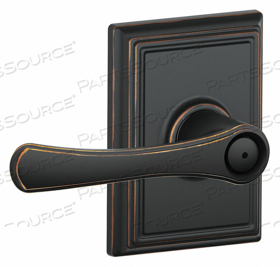 OEM#: F40 VLA 716 ADDLEVER LOCKSET ANTIQUE BRONZE PRIVACY от Schlage Lock