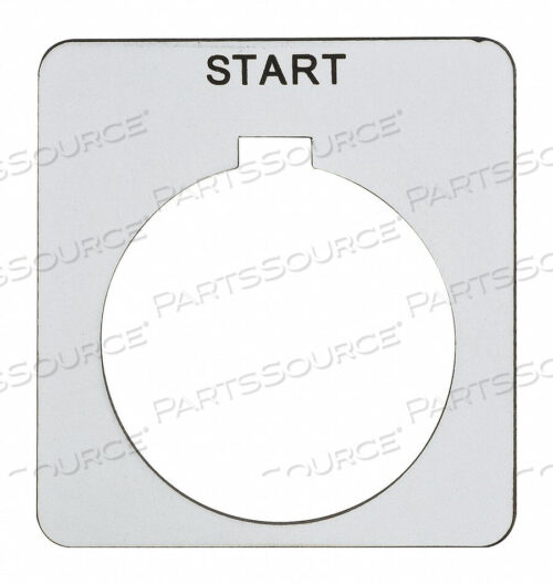 OEM#: 9001KN201WPLEGEND PLATE SQUARE START WHITE от APC / American Power Conversion