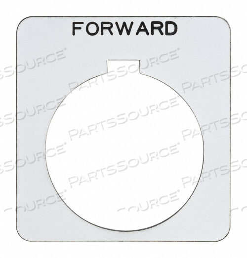 OEM#: 9001KN206WPLEGEND PLATE SQUARE FORWARD WHITE от APC / American Power Conversion