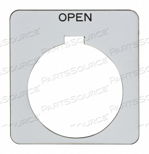OEM#: 9001KN209WPLEGEND PLATE SQUARE OPEN WHITE от APC / American Power Conversion