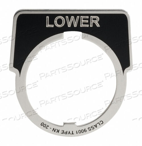 OEM#: 9001KN221ЛЕГЕНДНАЯ ПЛАСТИНА ПОЛУКРУГЛАЯ НИЖНЯЯ ЧЕРНАЯ от APC / American Power Conversion