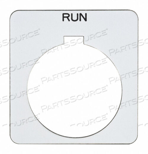 OEM#: 9001KN224WPLEGEND PLATE SQUARE RUN WHITE от APC / American Power Conversion