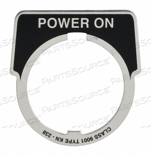 OEM#: 9001KN238ЛЕГЕНДНАЯ ПЛАСТИНА ПОЛУКРУГЛАЯ ПИТАНИЕ НА ЧЕРНОМ от APC / American Power Conversion