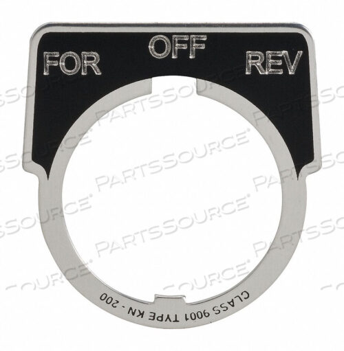 OEM#: 9001KN259 ЛЕГЕНДНАЯ ПЛАСТИНА ДЛЯ OFF-REV. ЧЕРНАЯ от APC / American Power Conversion