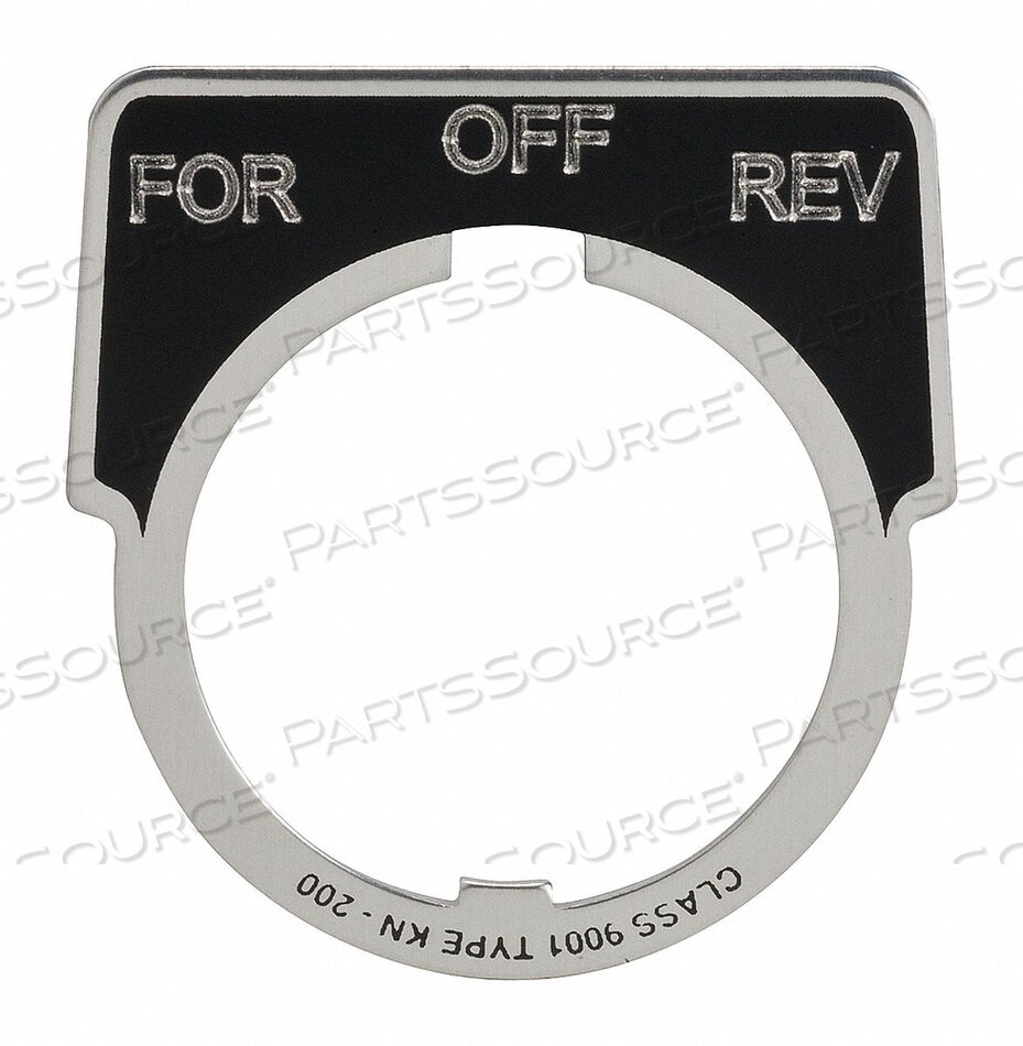 OEM#: 9001KN259 ЛЕГЕНДНАЯ ПЛАСТИНА ДЛЯ OFF-REV. ЧЕРНАЯ от APC / American Power Conversion