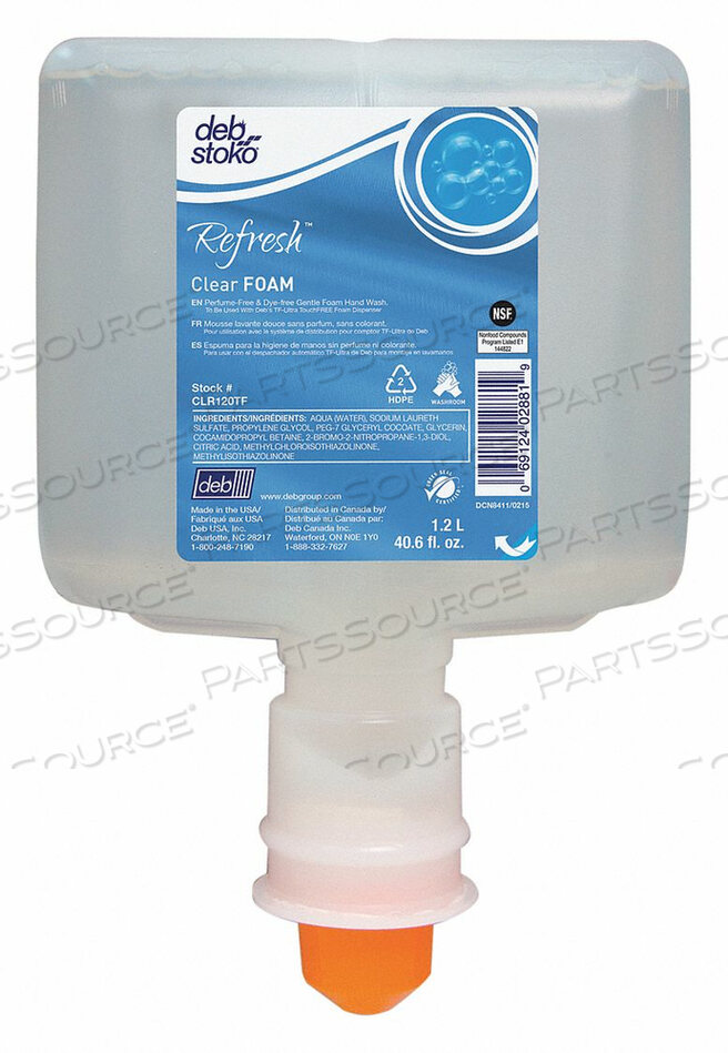 OEM#: CLR120TFFOAM МЫЛО ДЛЯ РУК 1200 МЛ БЕЗ АРОМАТА PK3 от SC Johnson