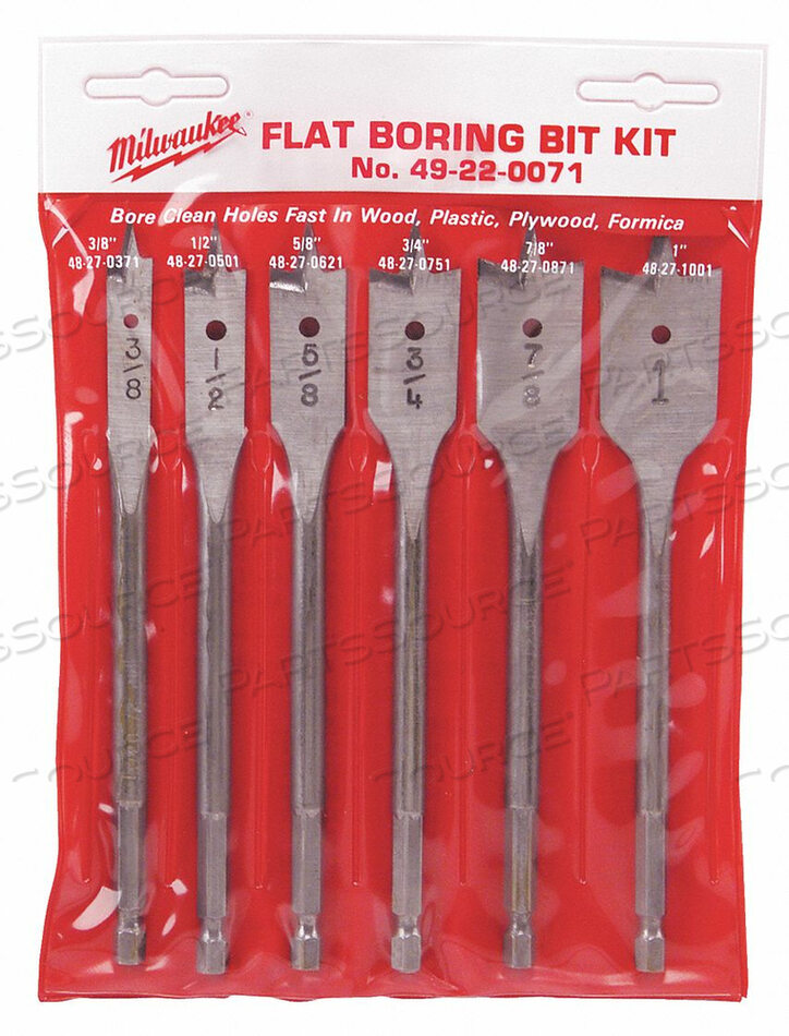 OEM#: 49-22-0071Набор лопаточных бит 3/8" - 1 6 шт. от Milwaukee Electric Tools