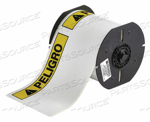 КАРТРИДЖ С ЭТИКЕТКАМИ ЧЕРНЫЙ/ЖЕЛТЫЙ/БЕЛЫЙ 100 В РУЛОНЕ