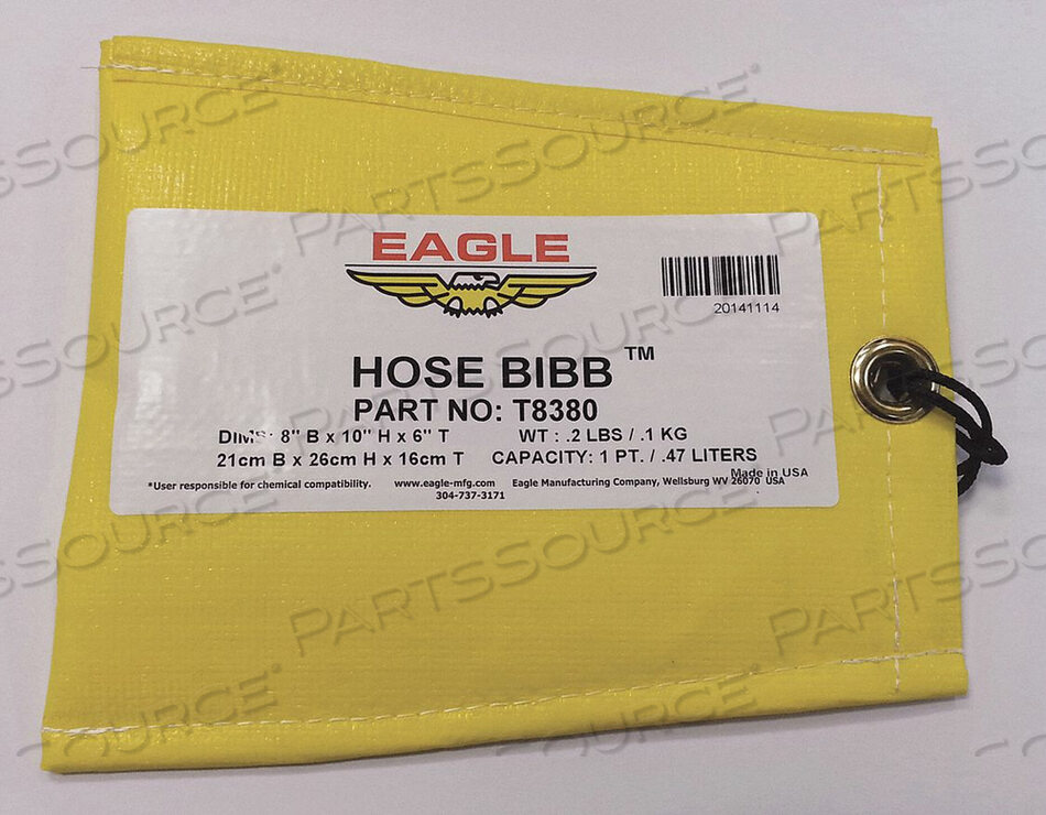 OEM#: T8380HOSE BIB 16 OZ. 2 ДЮЙМА ДИАМЕТРОМ МАКС. ОТВЕРСТИЕ от Eagle