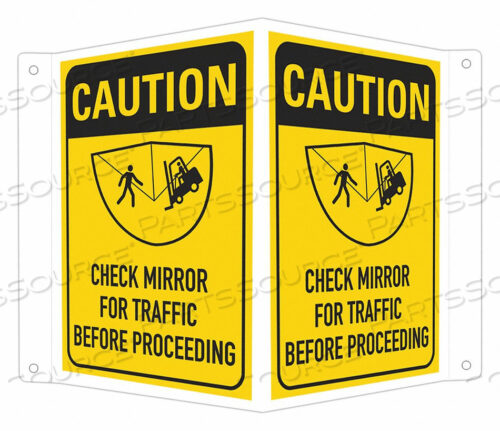 SAFETY SIGN 12-1/4 W 10 H 0.040 THICK