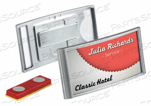 OEM#: 854023ДЕРЖАТЕЛЬ ЗНАЧКА МАГНИТНЫЙ СЕРЕБРИСТЫЙ PK10 от Durable