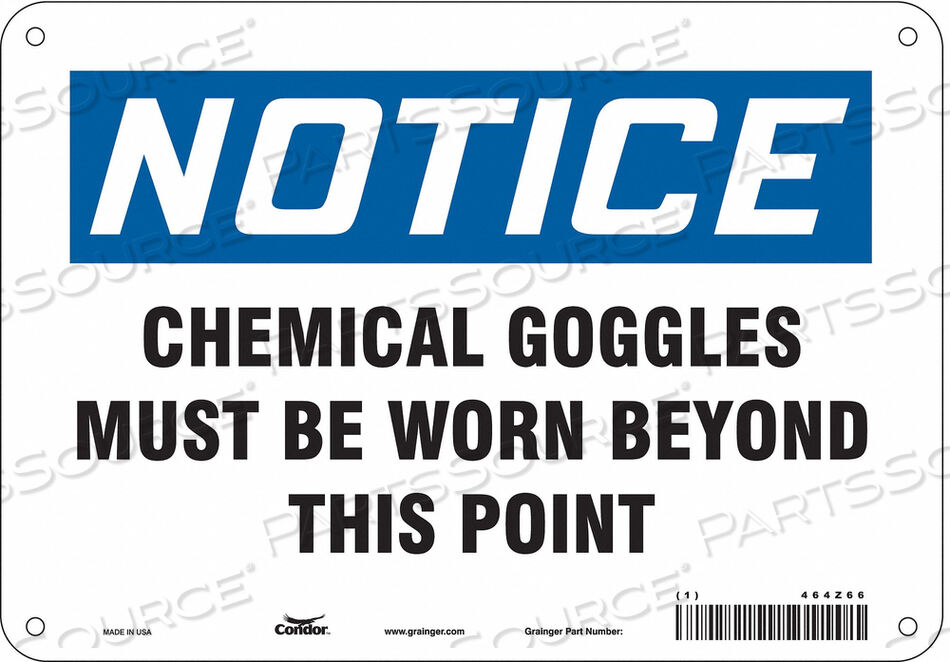 OEM#: 464Z66ЗНАК БЕЗОПАСНОСТИ 10 Ш 7 В 0,032 ТОЛЩИНА от Condor