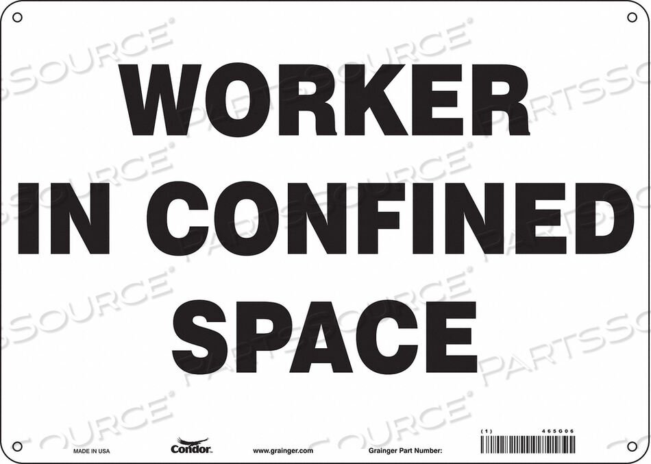 OEM#: 465G06ЗНАК БЕЗОПАСНОСТИ 10 H 14 W ПЛАСТИКОВЫЙ от Condor