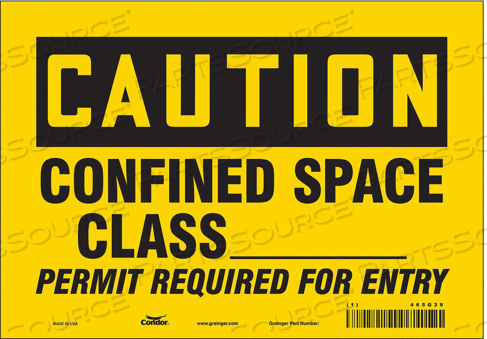 OEM#: 465G39ЗНАК БЕЗОПАСНОСТИ 7 H 10 W VINYL от Condor