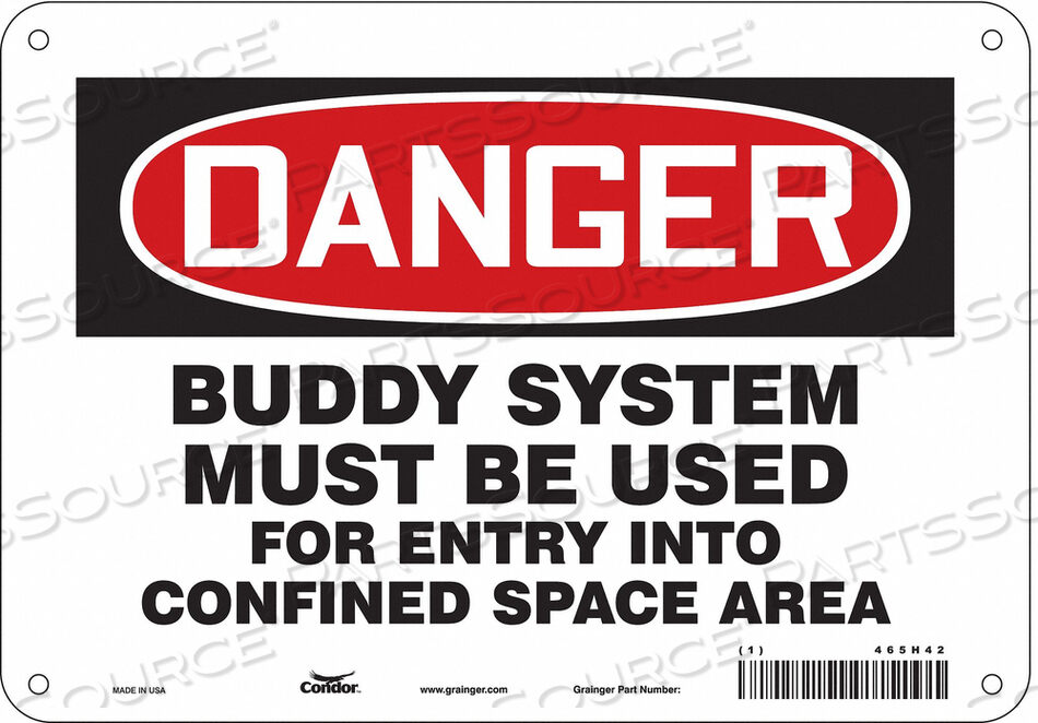 OEM#: 465H42ЗНАК БЕЗОПАСНОСТИ 7 H 10 W ПЛАСТИКОВЫЙ от Condor