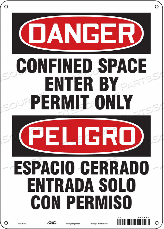 OEM#: 465K61J6917 ЗНАК БЕЗОПАСНОСТИ 14 H 10 W АЛЮМИНИЙ от Condor