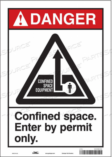 OEM#: 465K94ЗНАК БЕЗОПАСНОСТИ 14 H 10 W VINYL от Condor