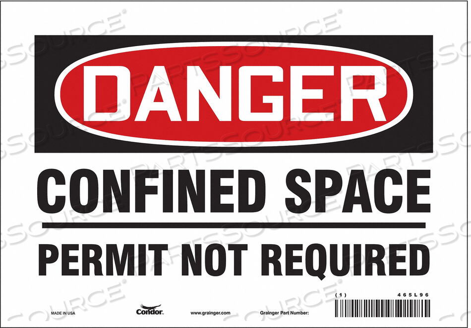 OEM#: 465L96ЗНАК БЕЗОПАСНОСТИ 7 H 10 W VINYL от Condor