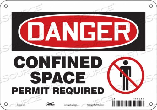 OEM#: 465L98ЗНАК БЕЗОПАСНОСТИ 7 H 10 W АЛЮМИНИЙ от Condor