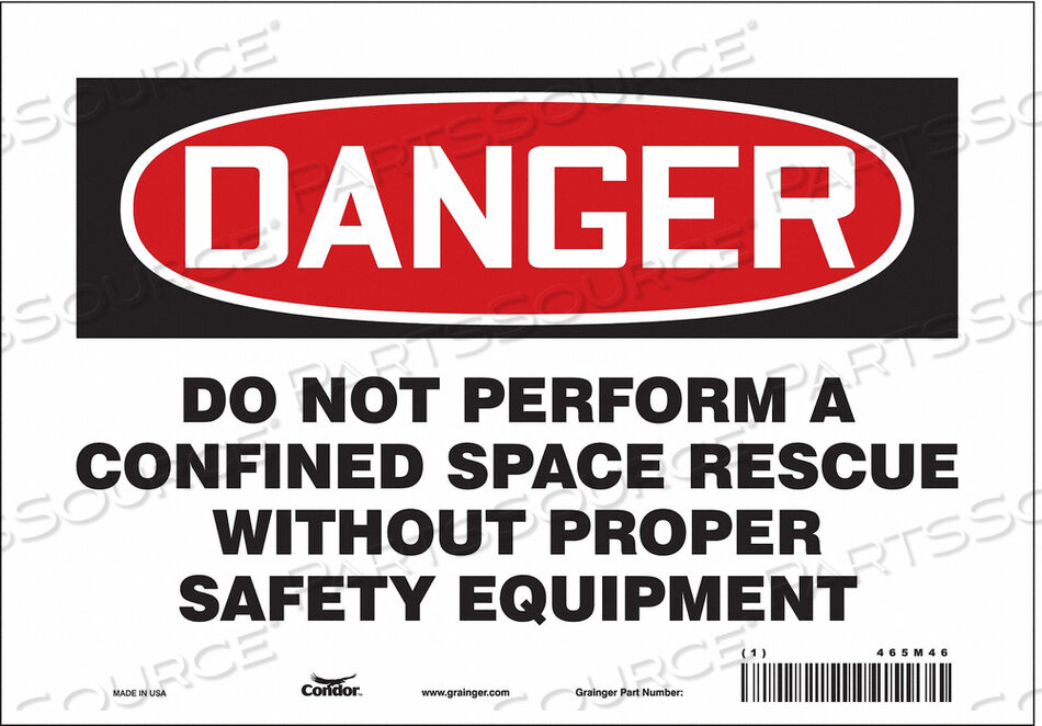 OEM#: 465M46ЗНАК БЕЗОПАСНОСТИ 7 H 10 W VINYL от Condor